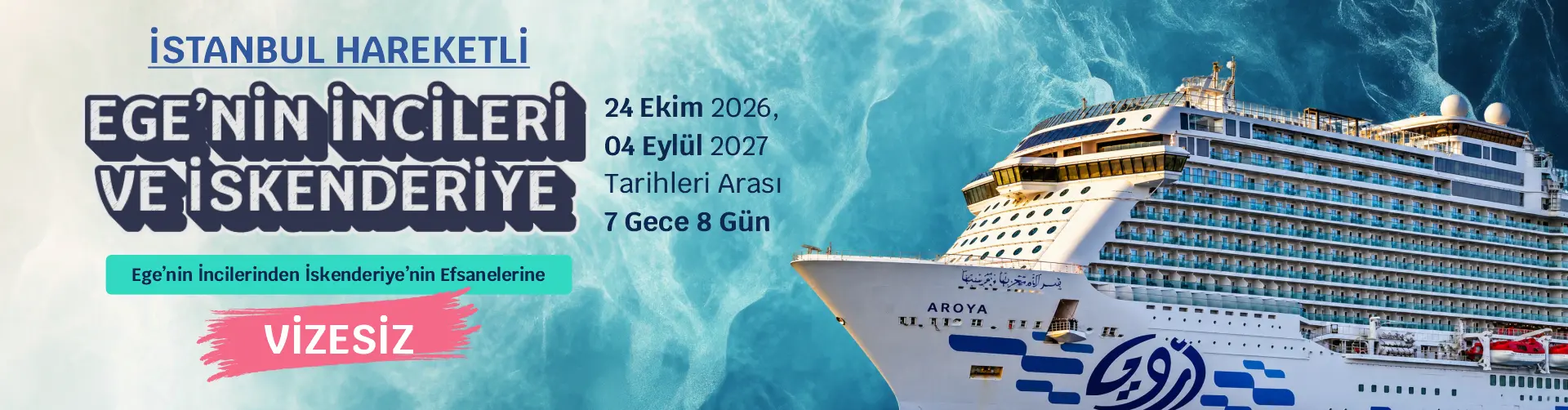ege'nin incileri ve iskenderiye